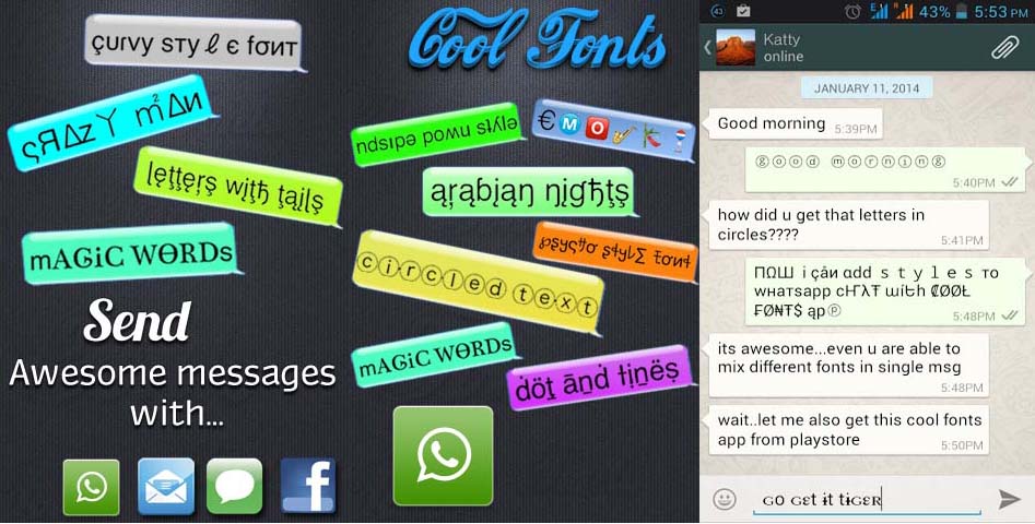 How to Type WhatsApp Messages in Cool & Funky Font Style