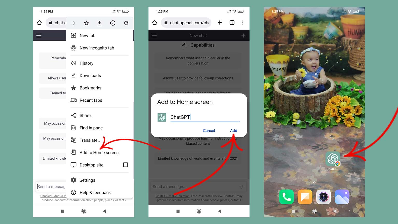 How to Use ChatGPT on Android via Creating a Shortcut