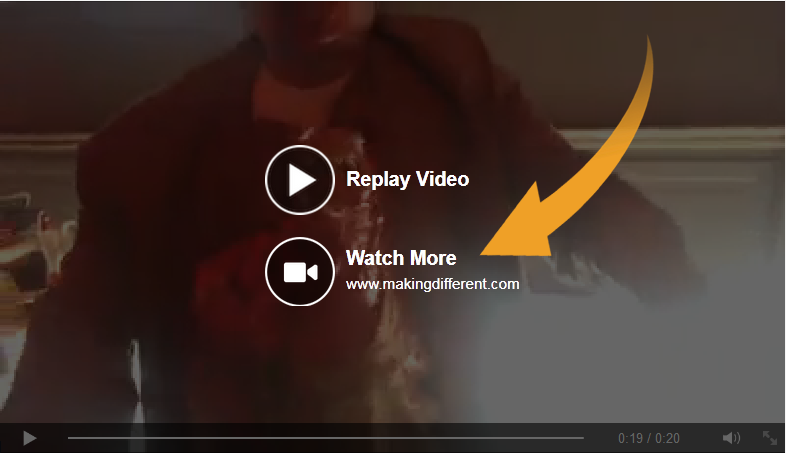 Call to action button in Facebook Video